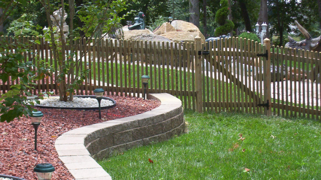 2x2 picket Raleigh residential fence