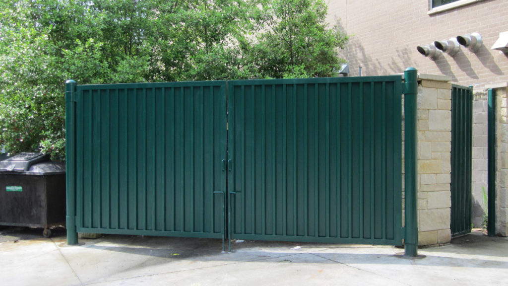 dumpster gates and enclosures Dumpster Raleigh 5